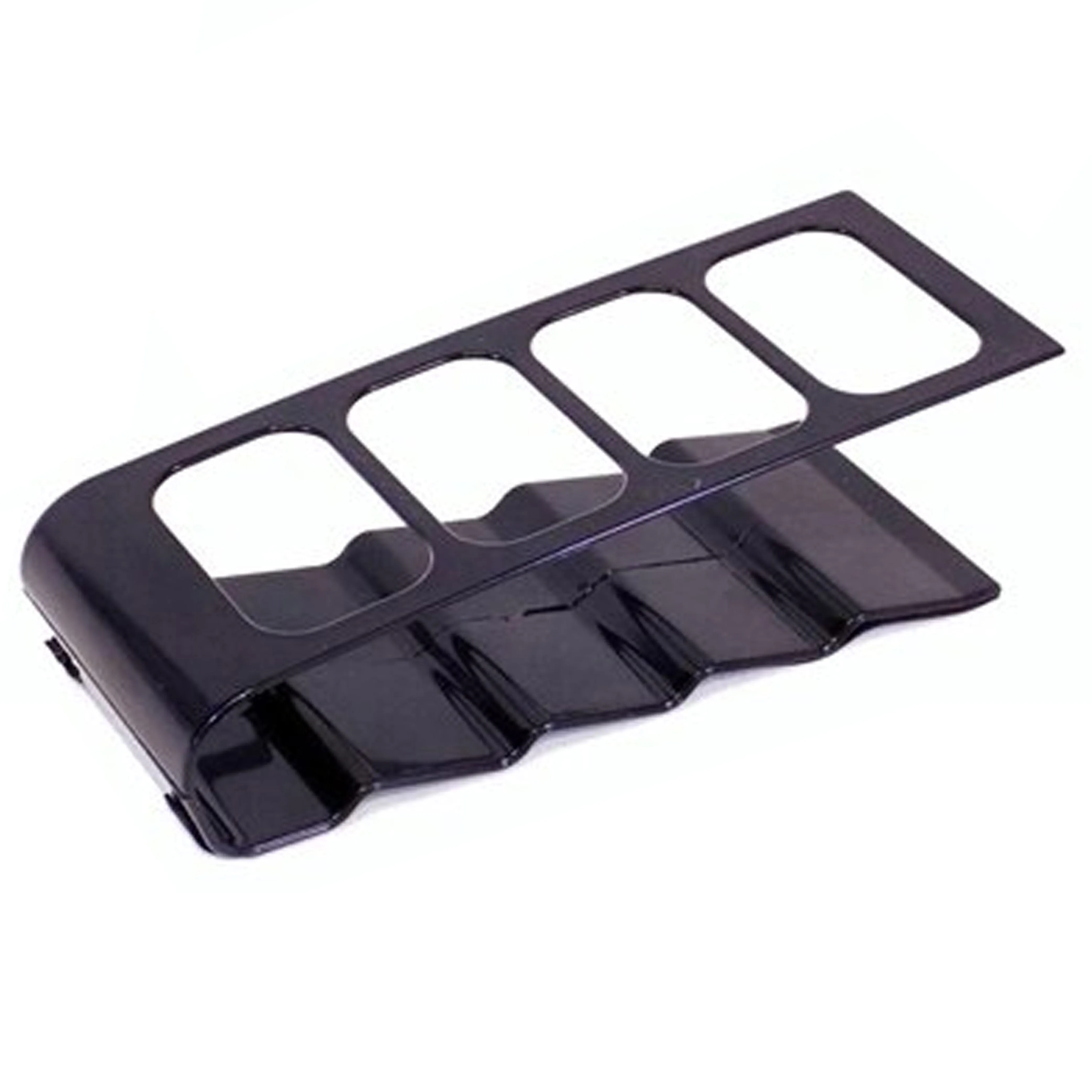 1pc 4 Compartments TV Remote Control Holder Caddy Desktop Makeup Brush Organizer