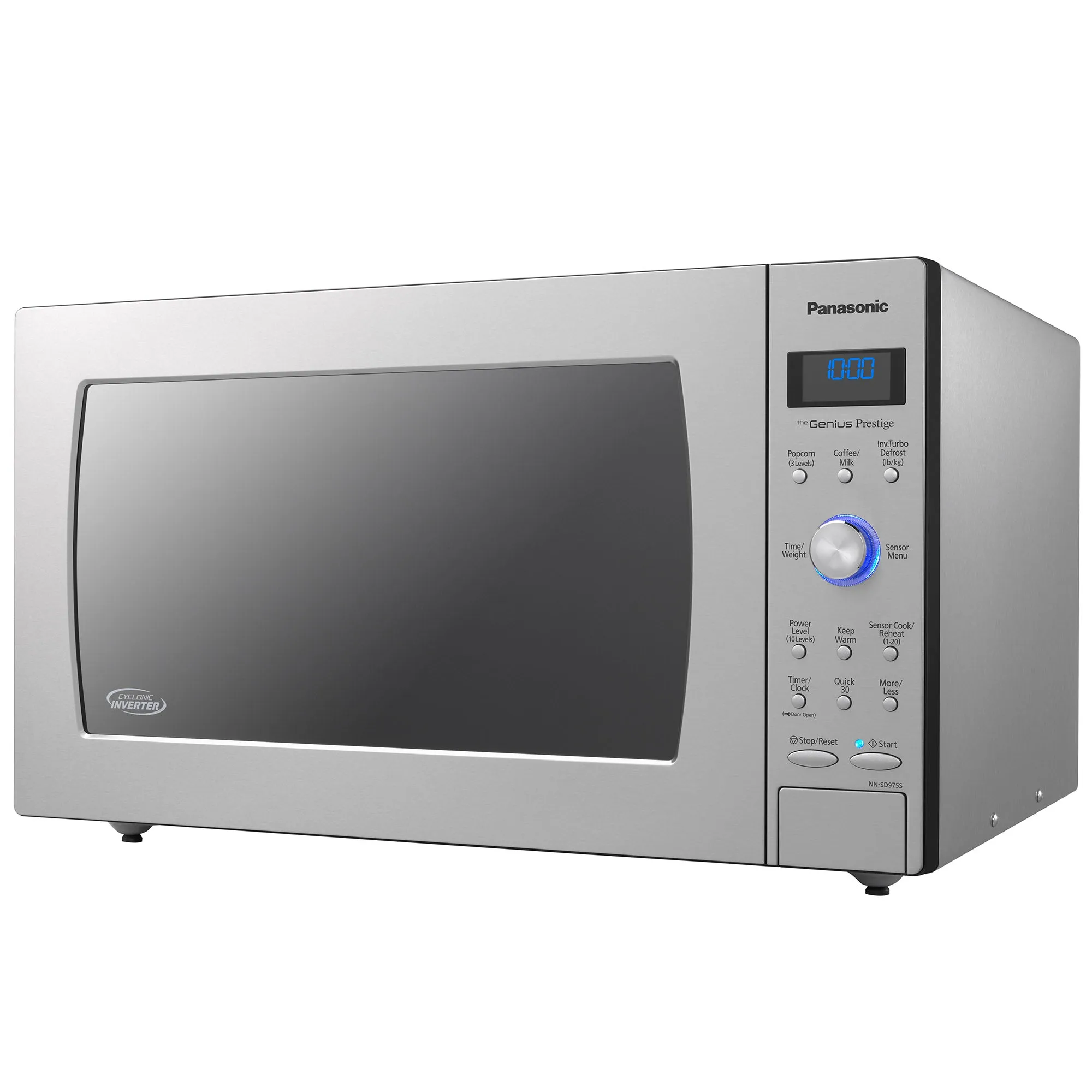 2.2 cu.ft. Cyclonic Wave Inverter Microwave, 1250W - NN-SD975S