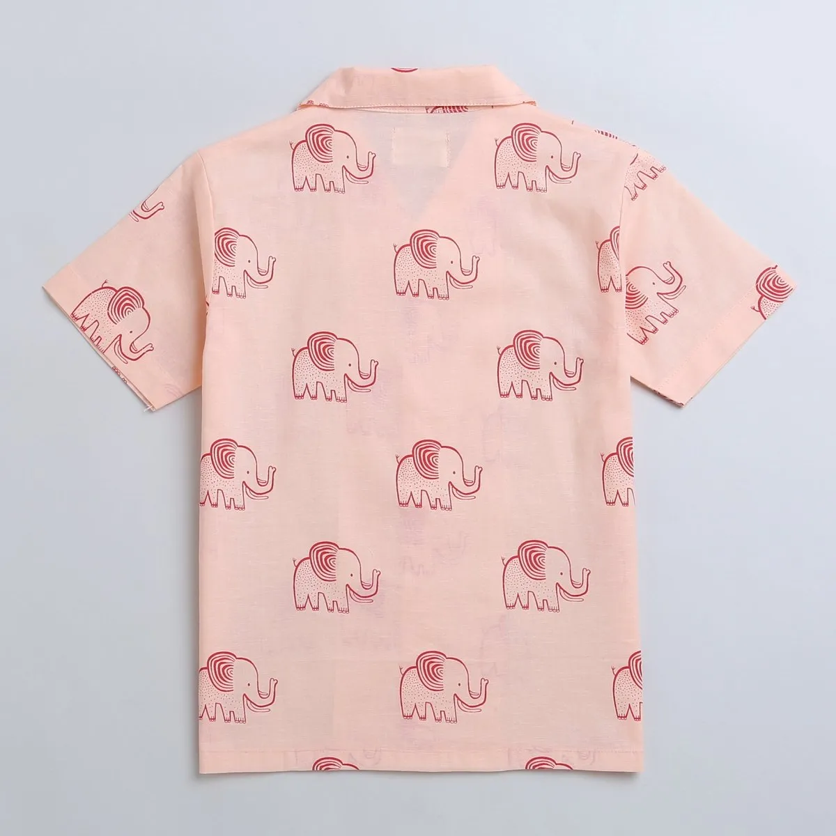 A Stomping Elephant- Boys Cotton Shirt