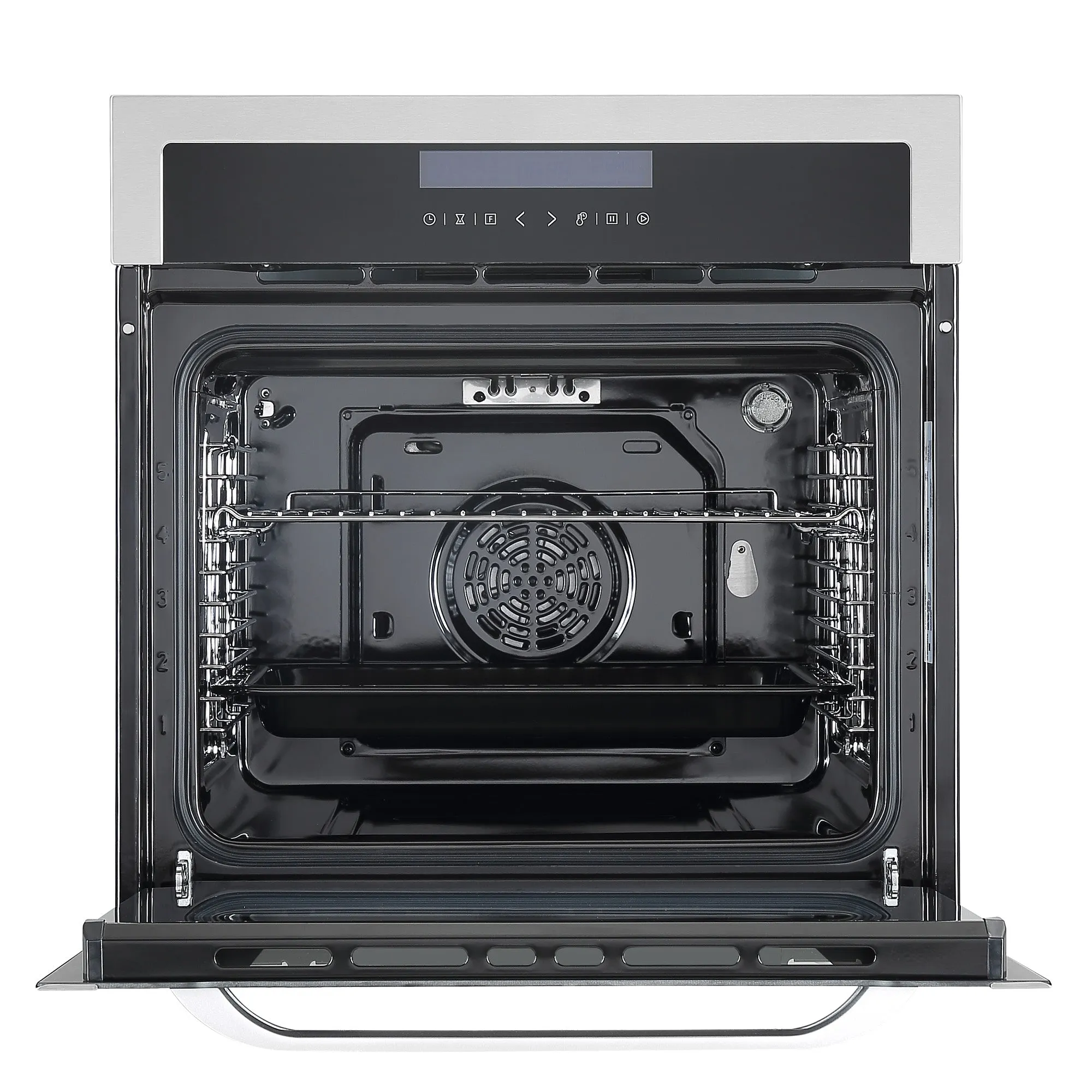 Ancona 2-piece 24" Oven Set with Built-in Convection Oven with Rotisserie Kit and Built-in Speed Combination Microwave Oven with Auto Menus