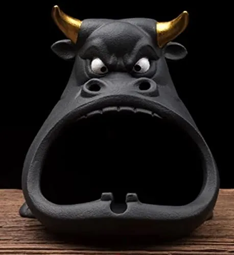 ANGRY BULL CIGARETTE ASHTRAY -PACK OF 1