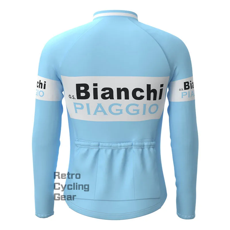 Bianchi Piaggio Retro Long Sleeve Cycling Kit