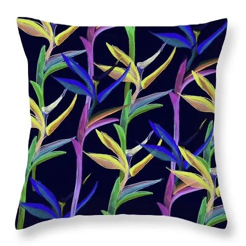 Bird of Paradise - Throw Pillow