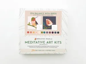 Birds Meditative Art Paint by Number Kit