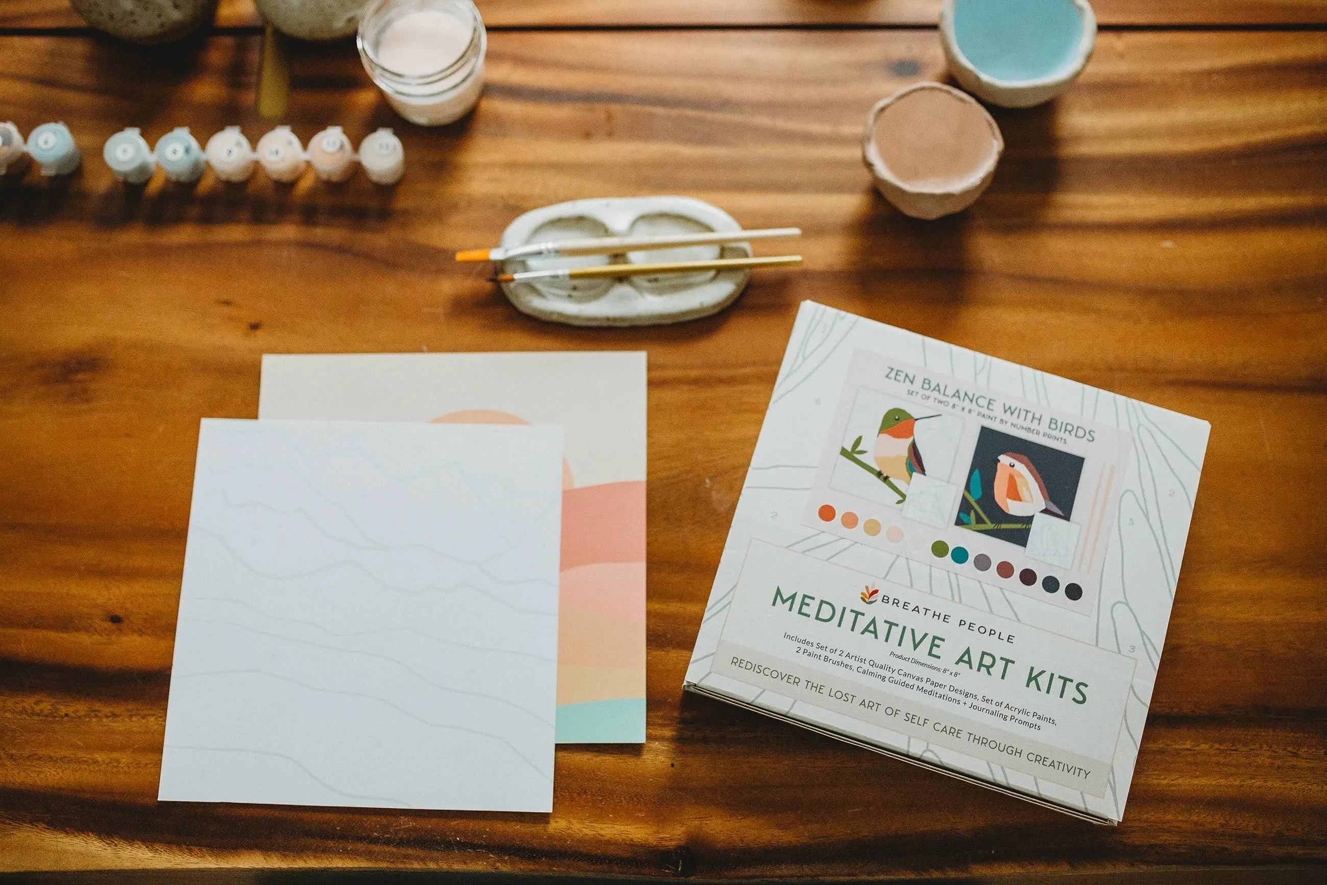 Birds Meditative Art Paint by Number Kit