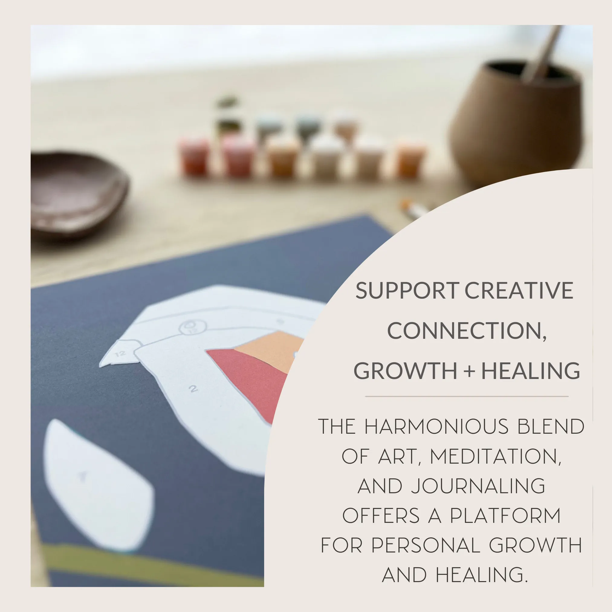 Birds Meditative Art Paint by Number Kit