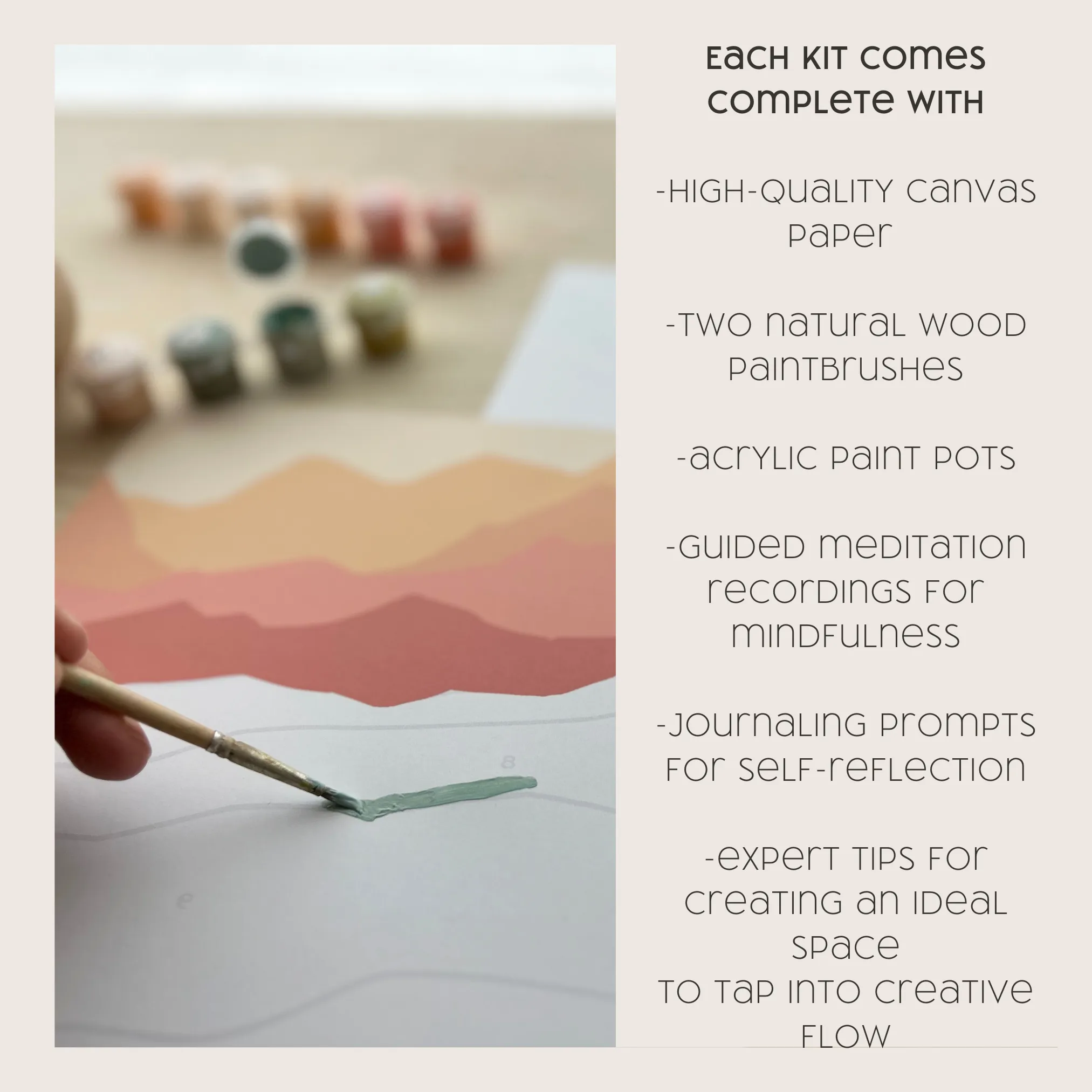 Birds Meditative Art Paint by Number Kit