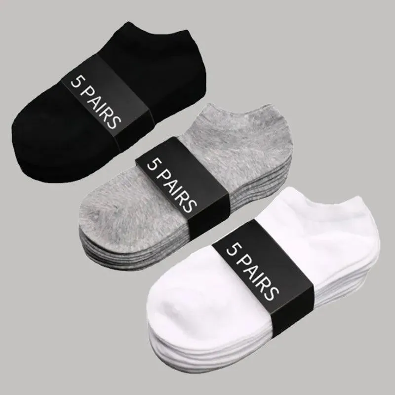 Breathable Low Cut Unisex Socks: Stylish Pack for All-Day Comfort