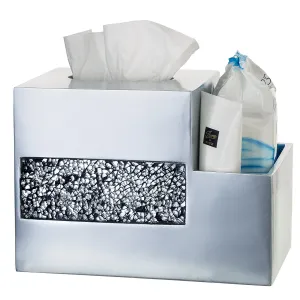 Brushed Nickel Tissue Organizer (Wholesale)