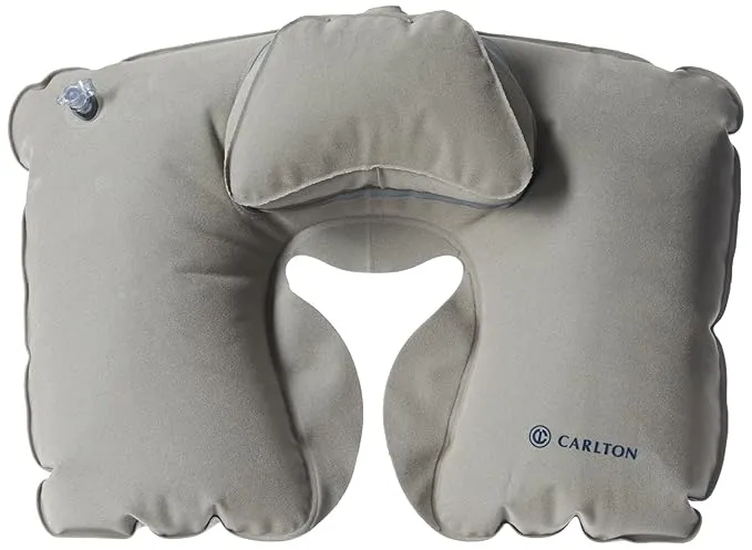 Carlton Inflatable Double Layer Pillow Grey , INFPLLWNGRY