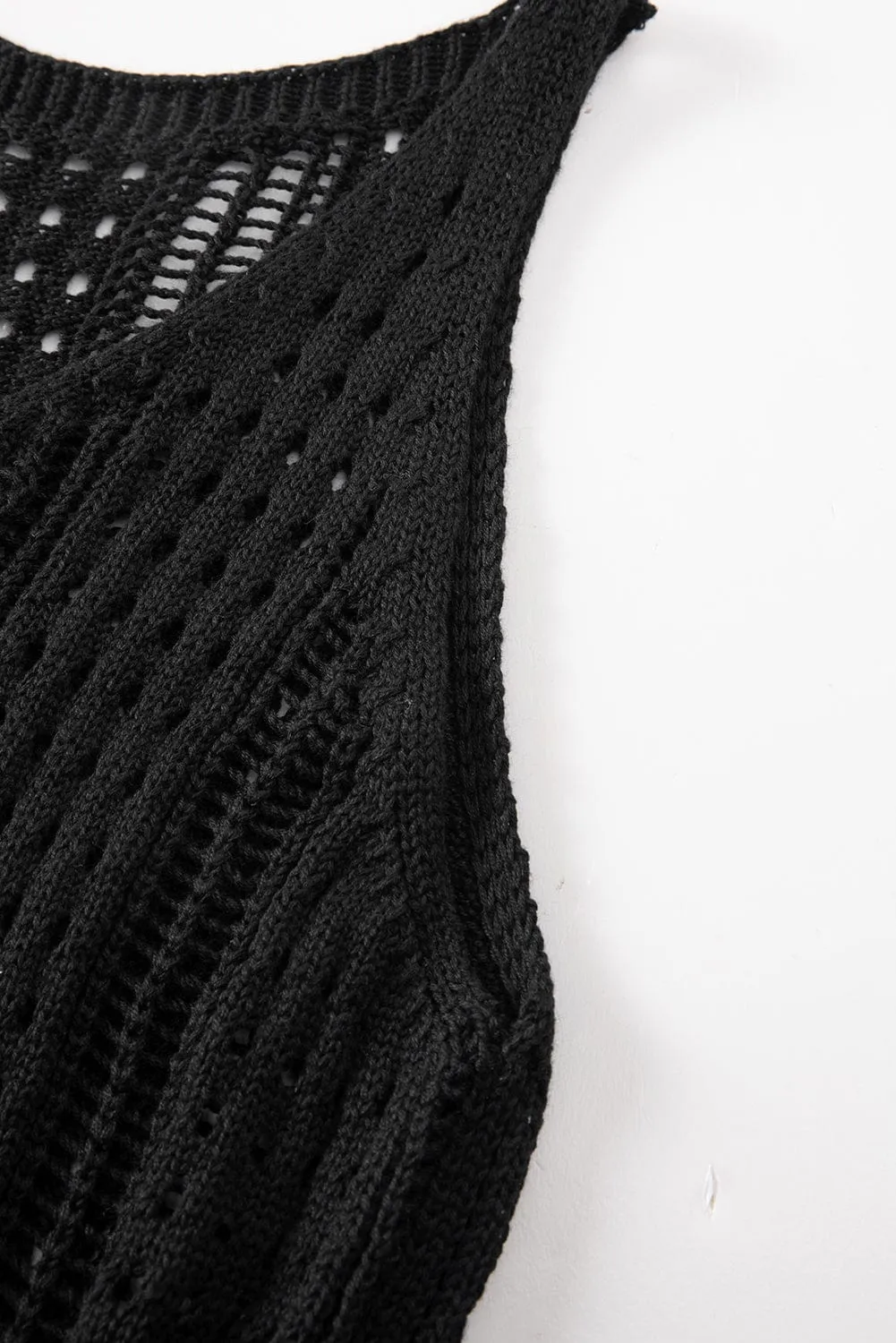 Casual Knitted Beach Tunic