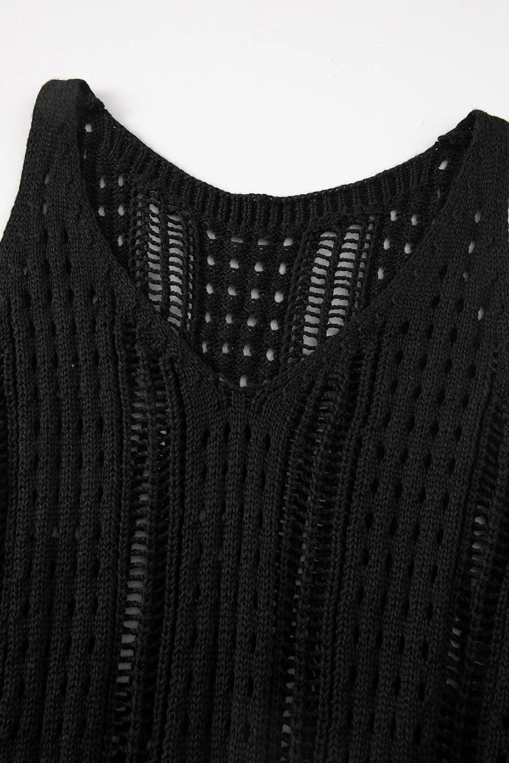 Casual Knitted Beach Tunic