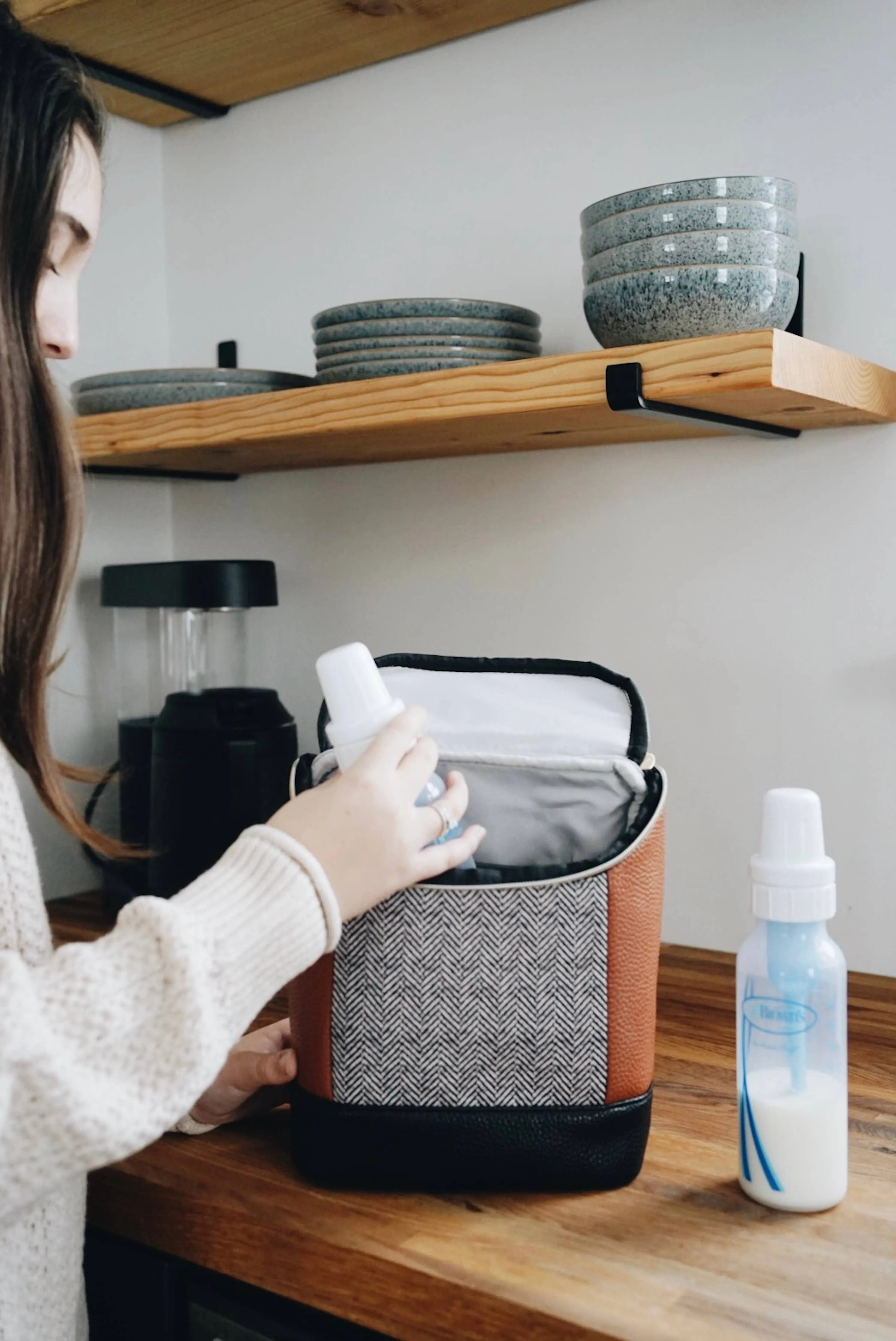 Coffee & Cream Chill Like A Boss Bottle Bag