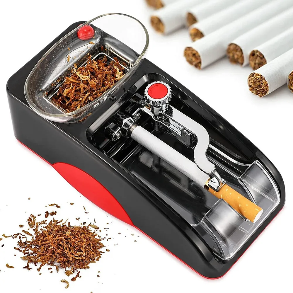 Electric Automatic Cigarette Rolling Machine - Red