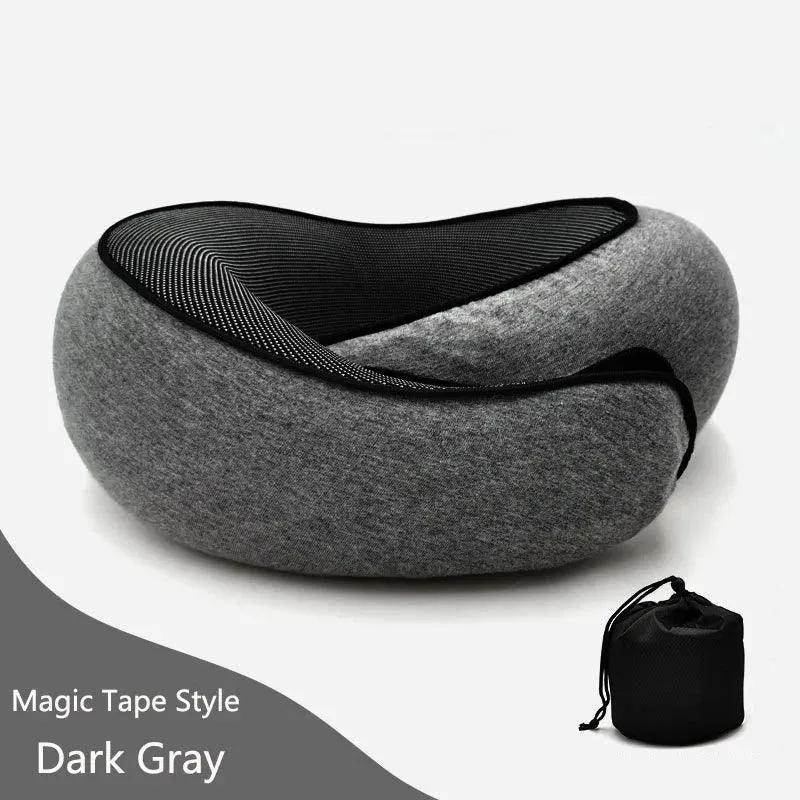 Ergonomic Travel Neck Pillow: Premium Memory Foam for Ultimate Comfort and Support