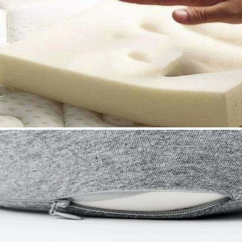 Ergonomic Travel Neck Pillow: Premium Memory Foam for Ultimate Comfort and Support