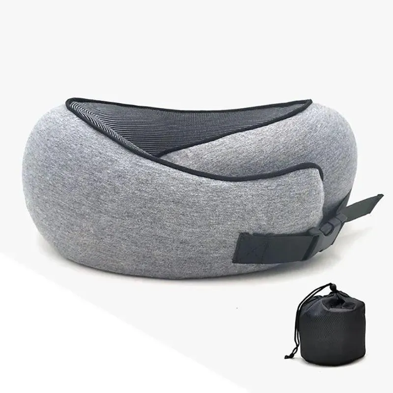 Ergonomic Travel Neck Pillow: Premium Memory Foam for Ultimate Comfort and Support