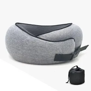 Ergonomic Travel Neck Pillow: Premium Memory Foam for Ultimate Comfort and Support