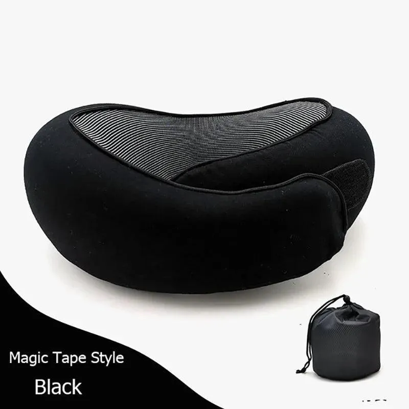 Ergonomic Travel Neck Pillow: Premium Memory Foam for Ultimate Comfort and Support