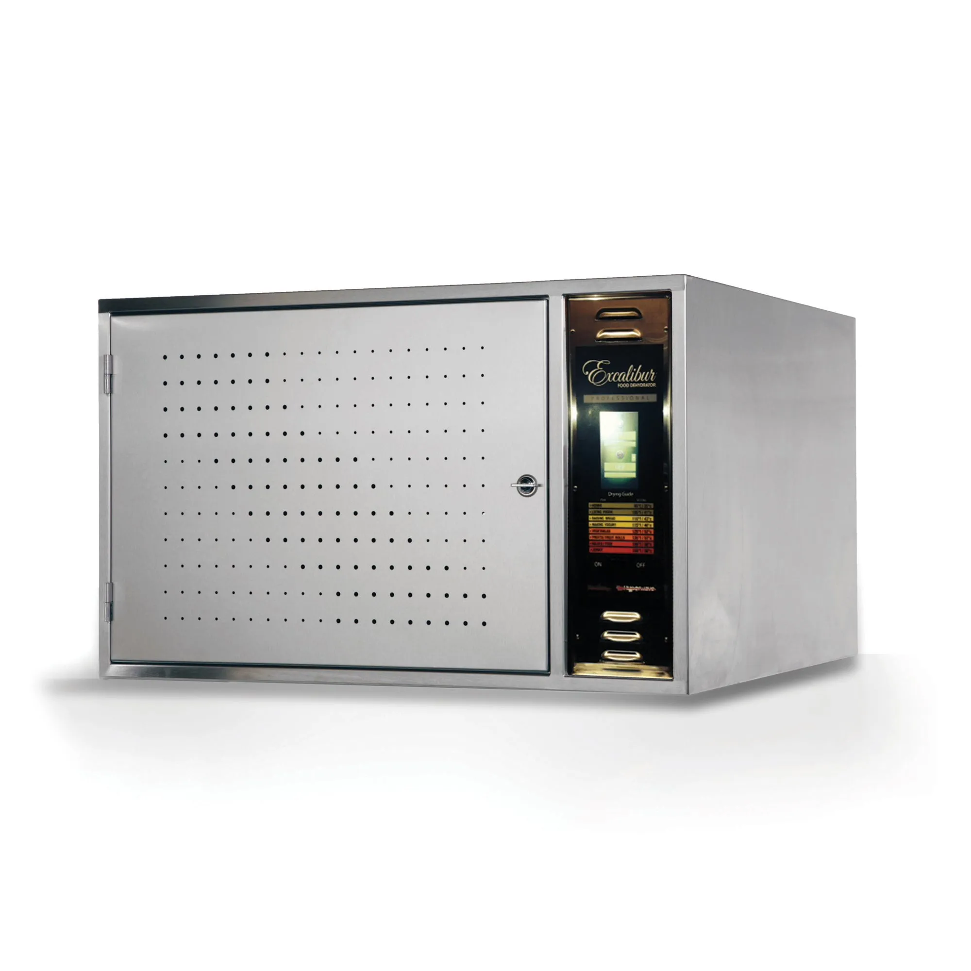 Excalibur 12-Tray Single-Zone Commercial Food Dehydrator, in Stainless Steel