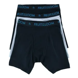 Fruit of the Loom Men's Breathable Micro-Mesh Boxer Brief Underwear (3 Pack)