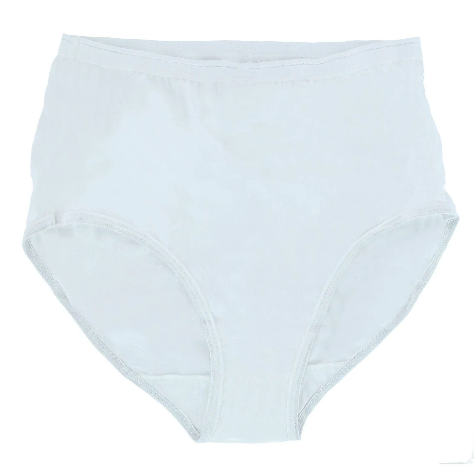 Fruit of the Loom Women's Cotton White Briefs (6 Pair Pack)