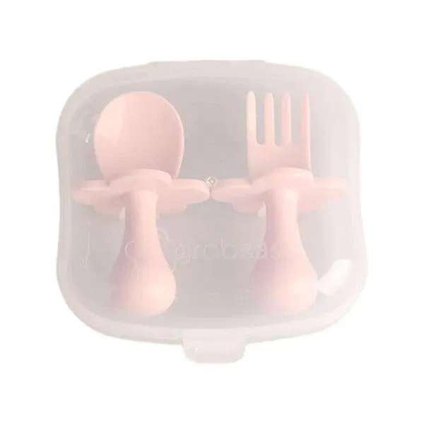 Grabease Ergonomic Utensils with Travel Case