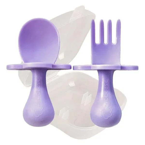 Grabease Ergonomic Utensils with Travel Case