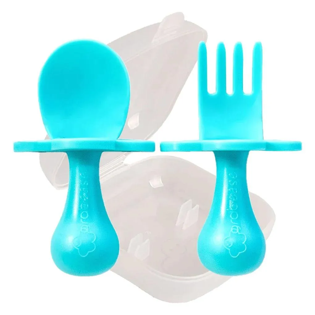 Grabease Ergonomic Utensils with Travel Case