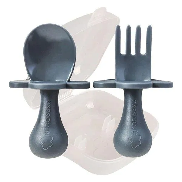 Grabease Ergonomic Utensils with Travel Case