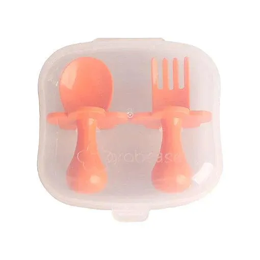 Grabease Ergonomic Utensils with Travel Case