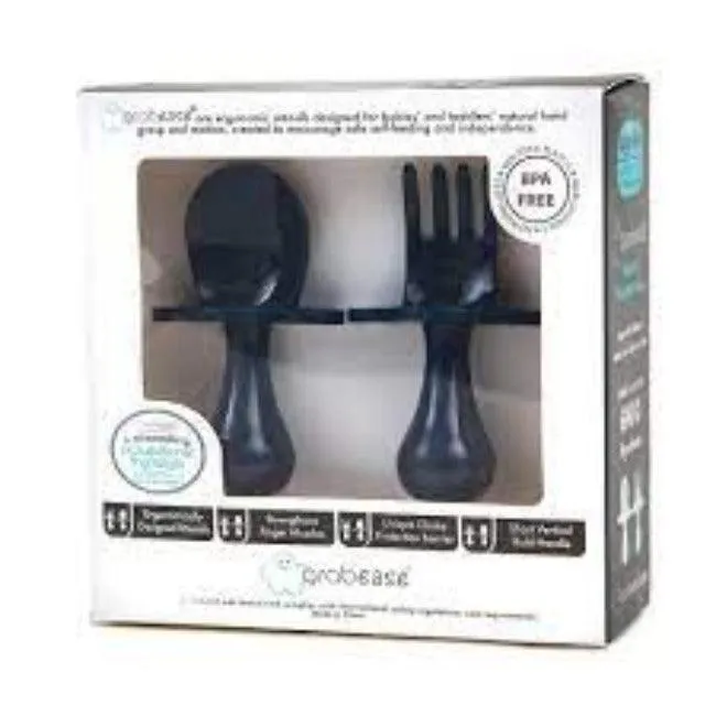 Grabease Ergonomic Utensils with Travel Case