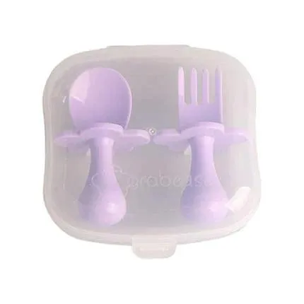 Grabease Ergonomic Utensils with Travel Case