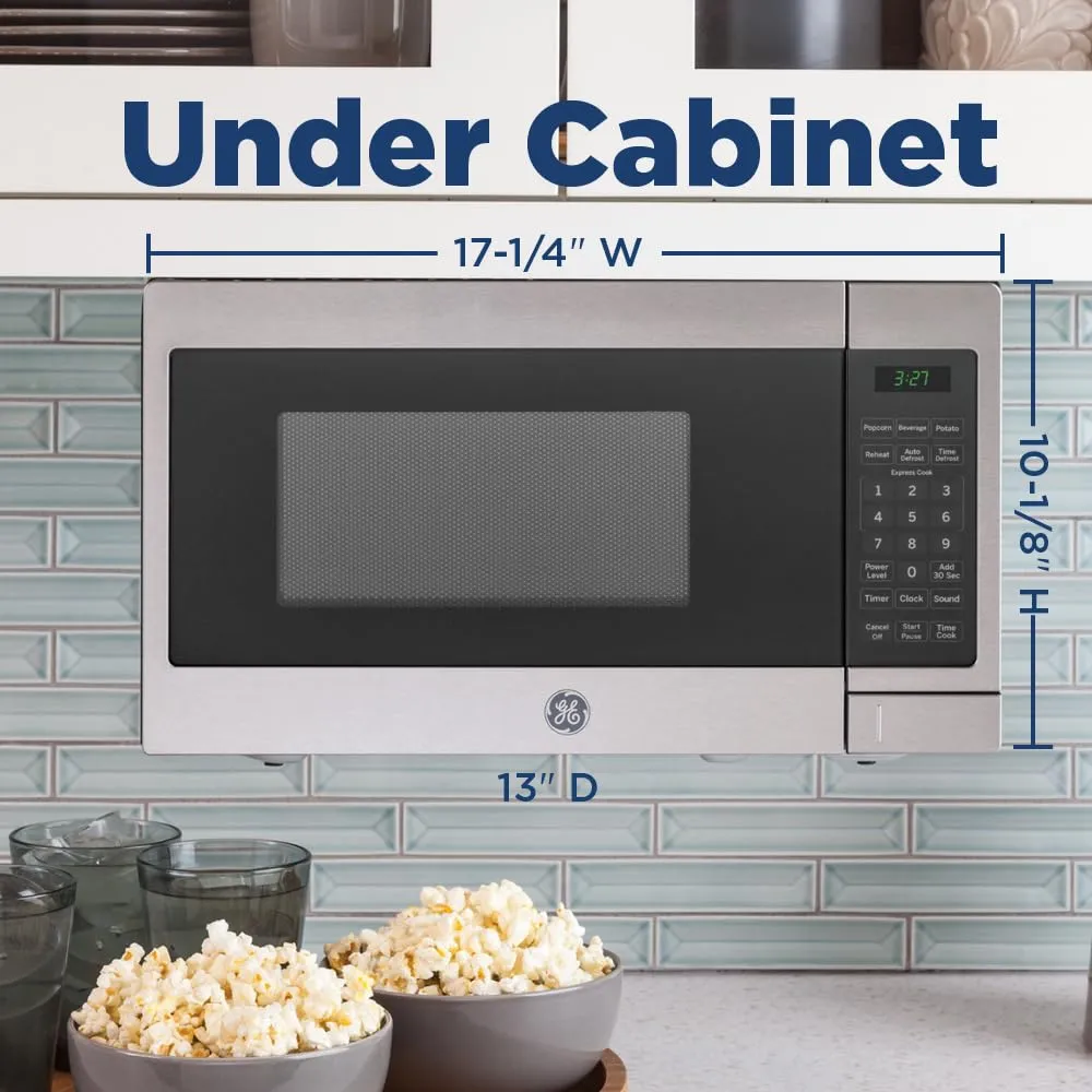 JEM3072DHWW Countertop Oven Microwave, 0.7 Cu Ft, White