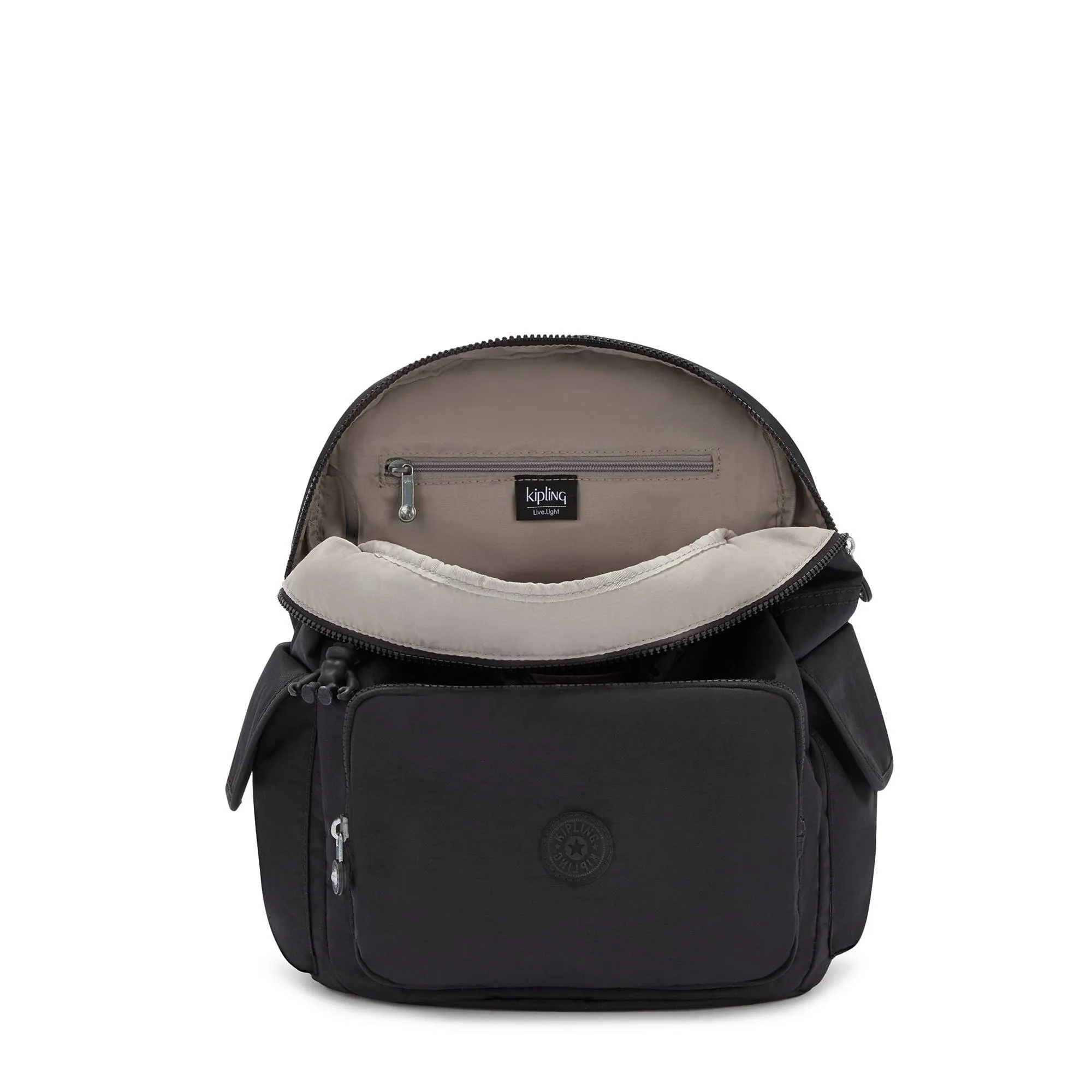 Kipling City Pack Medium Backpack - Black Noir