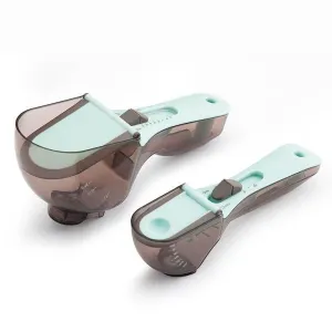 Kitchen Portable Baking Adjustable Measuring Scoop Spoon Set