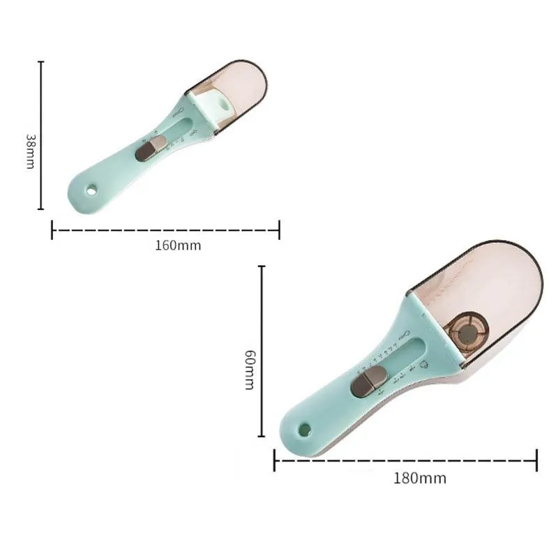 Kitchen Portable Baking Adjustable Measuring Scoop Spoon Set