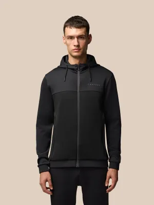 Lightweight Flex Zip-Through Hoodie - Black