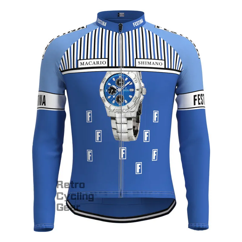 Macario Retro Long Sleeve Cycling Kit