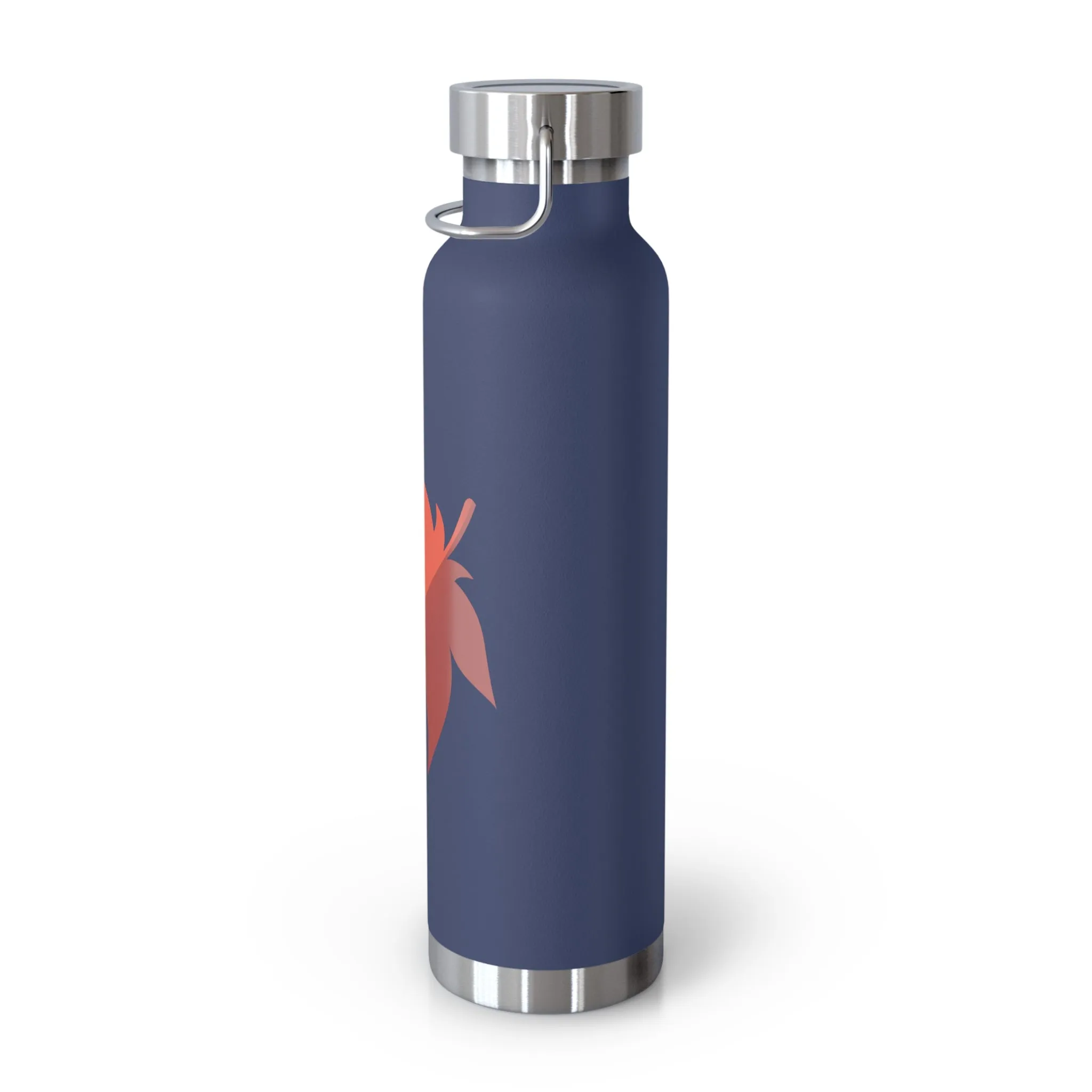 Maplestory Maple Leaf Theme Copper Vacuum Insulated Bottle, 22oz gaming gamer video game water bottle vacuum merchandise gift