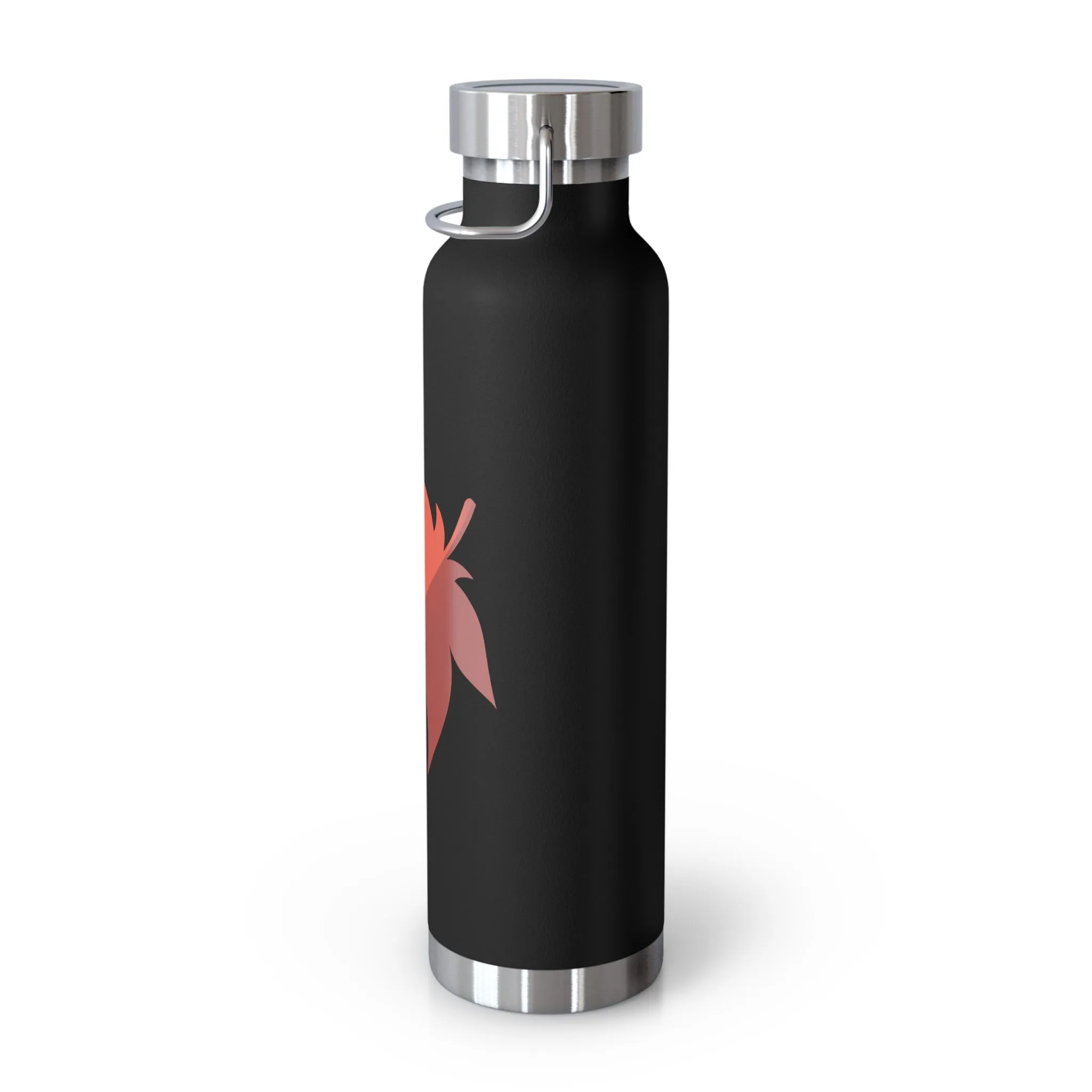 Maplestory Maple Leaf Theme Copper Vacuum Insulated Bottle, 22oz gaming gamer video game water bottle vacuum merchandise gift