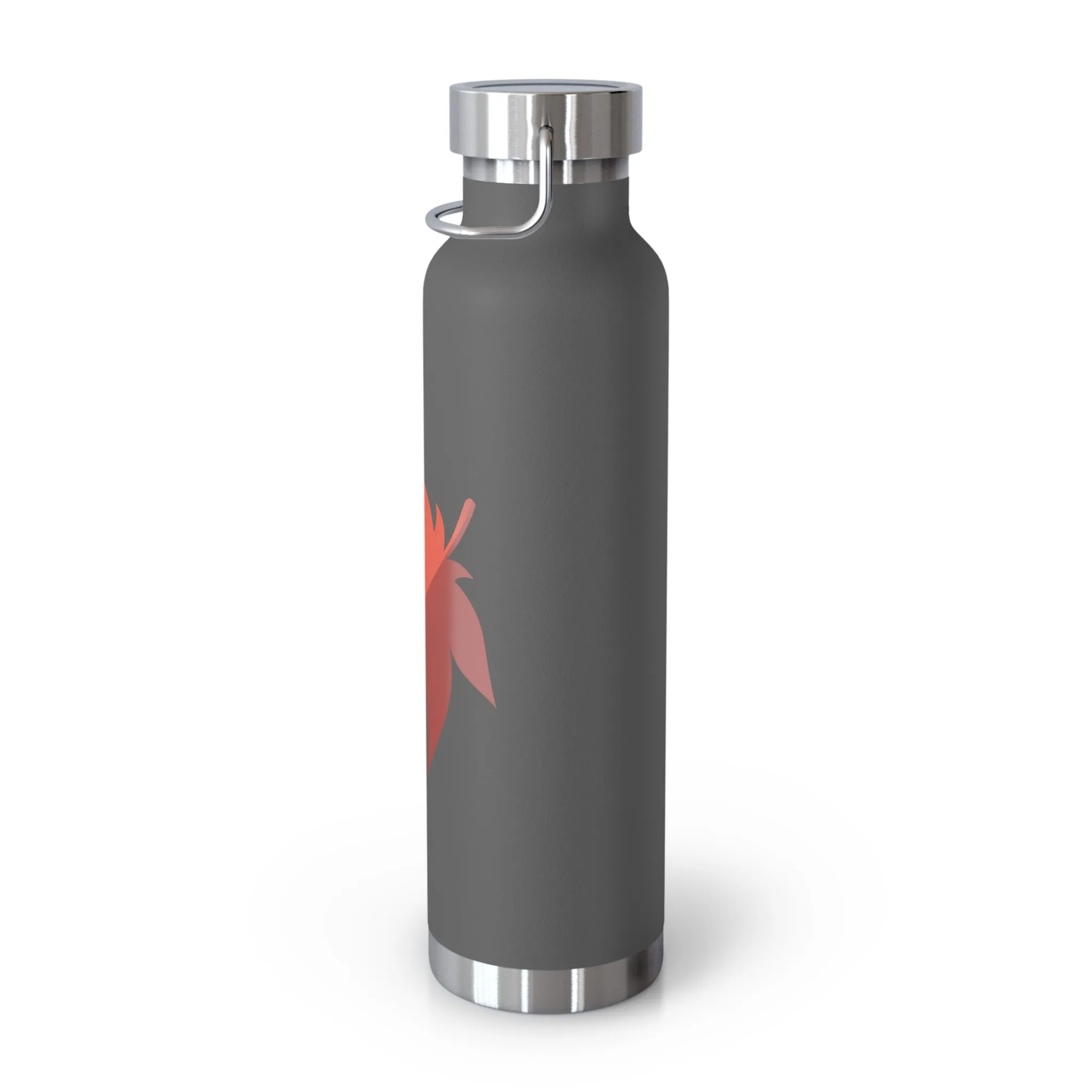 Maplestory Maple Leaf Theme Copper Vacuum Insulated Bottle, 22oz gaming gamer video game water bottle vacuum merchandise gift