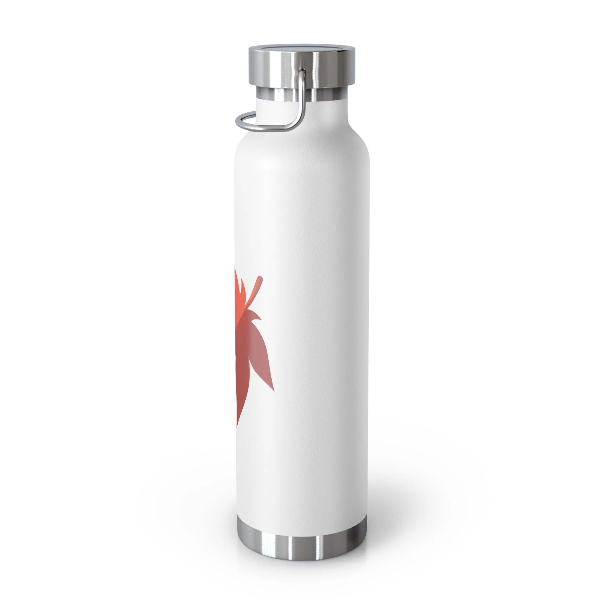 Maplestory Maple Leaf Theme Copper Vacuum Insulated Bottle, 22oz gaming gamer video game water bottle vacuum merchandise gift