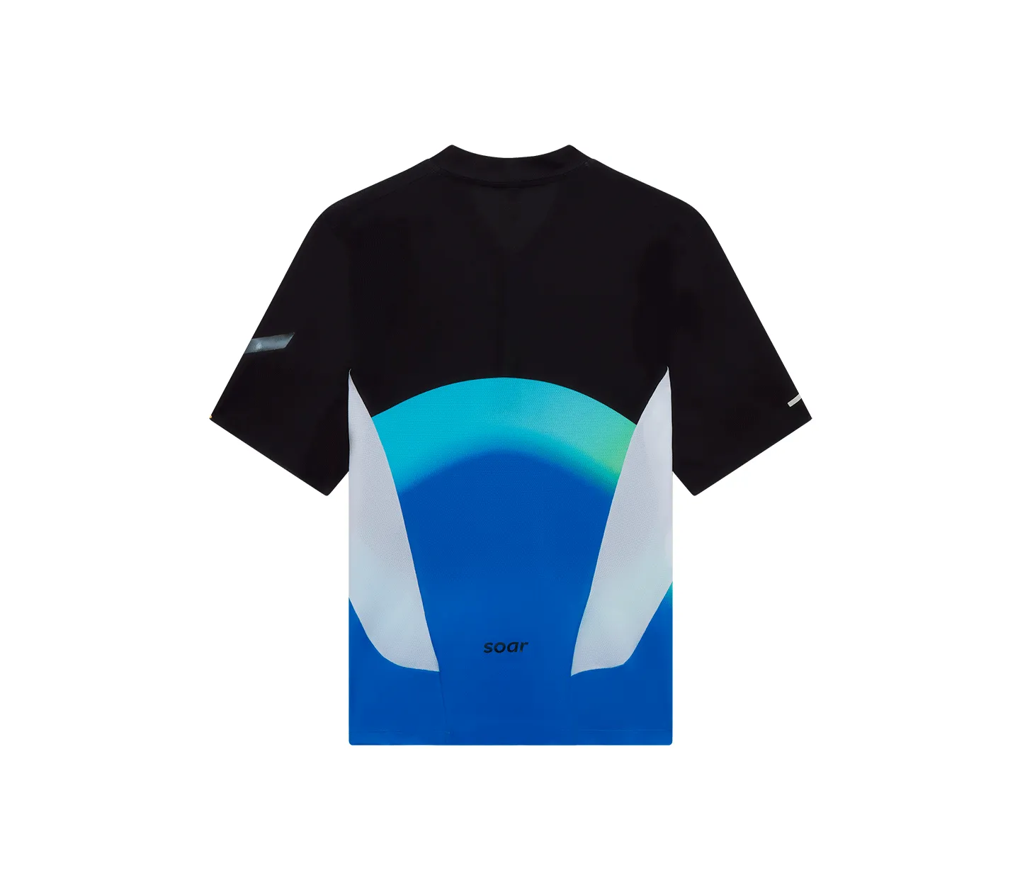 Men's Hot Weather Zip Top | Black/Blue