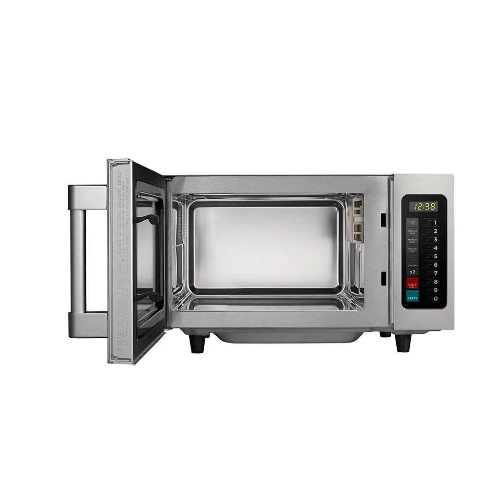 Midea 1025F1A 20-1/8"  Commercial Microwave Oven with Touch Control Pad, Stainless Steel, 120v/1ph, 1000W, 0.9 cu. ft.