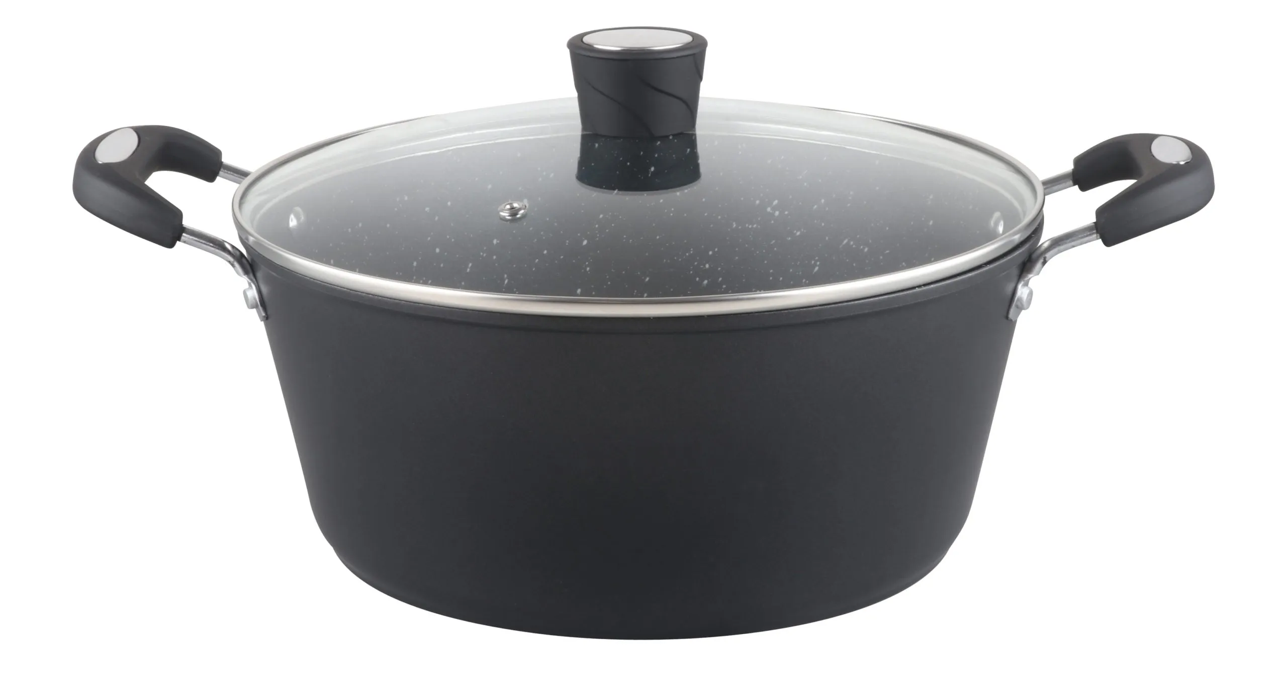Millvado Black Rainbow Non Stick Pot 7qt 1pc