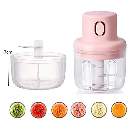 Mini Electric Garlic Food Chopper
