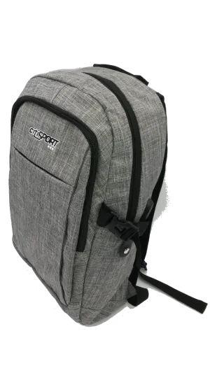 Multi-Pocket Two Tone Travel Laptop Backpack with USB port
