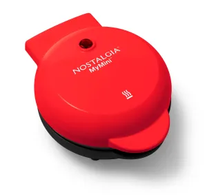 MyMini™ Personal Electric Waffle Maker, Red