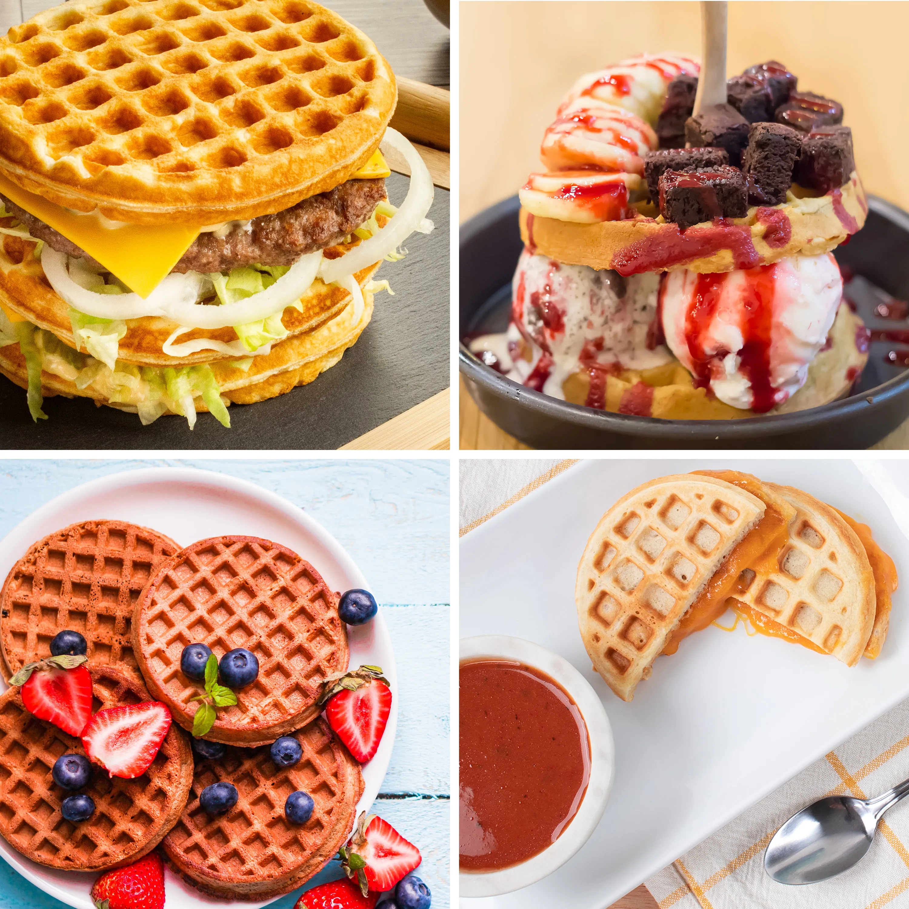 MyMini™ Personal Electric Waffle Maker, Red